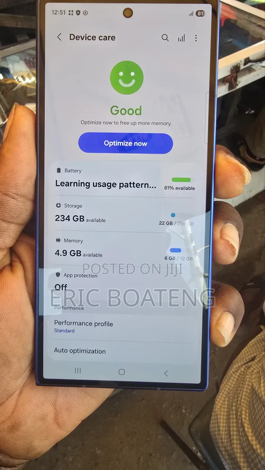 Samsung Galaxy Z Fold7 256 GB Blue