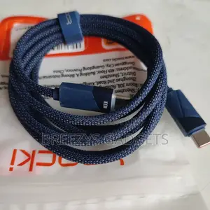 Toocki 100w Cable Type C to Type C Fast Charging Qc4.0 Smart Power-Off