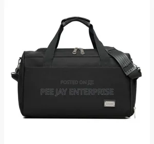 Multifunctional Black Duffle Bag
