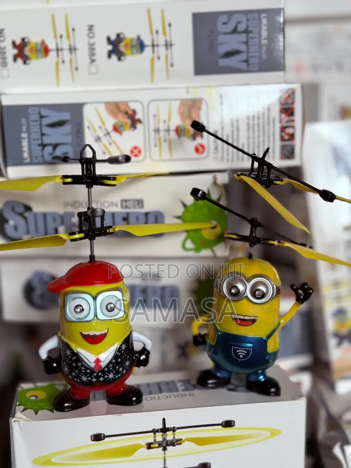 Superhero Minions Flying Toys