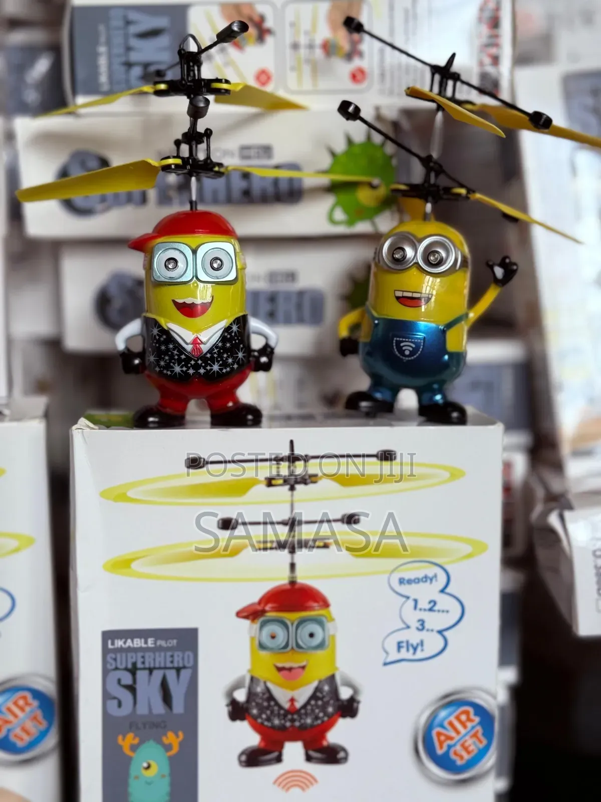Superhero Minions Flying Toys