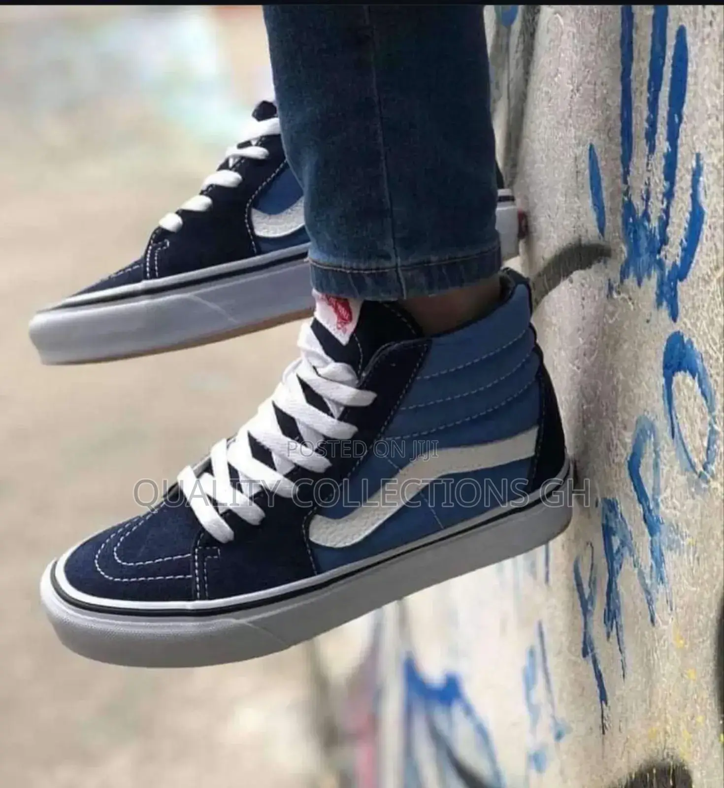 Vans Long Black and Blue