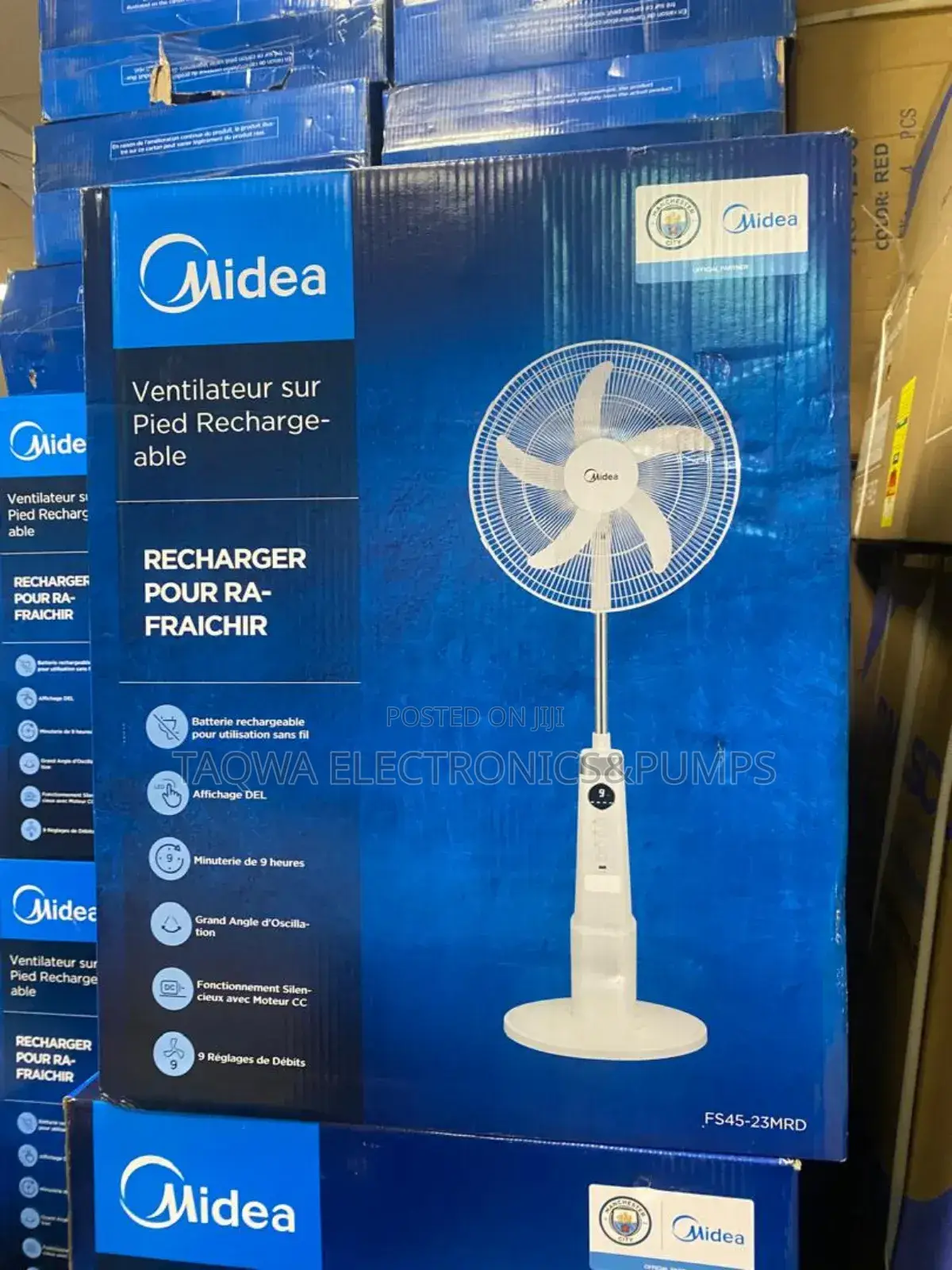 Most Adorable Rechargeable Midea Standing Fan