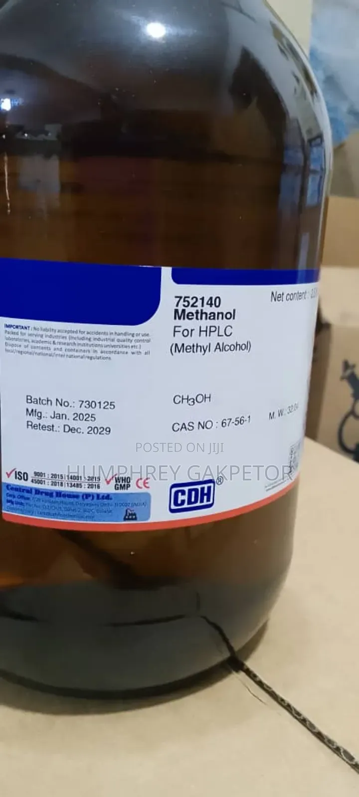 Methanol HPLC Grade