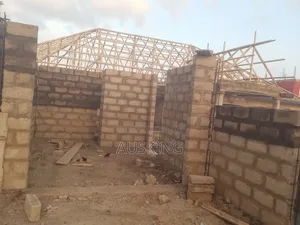 Fence Wall and Building Attached With 2 Stores