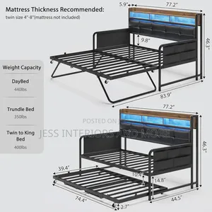 Bed Frame (Twin to King Daybed)