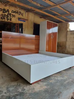 Stylish Queen Size Bed Premium Foreign Wood