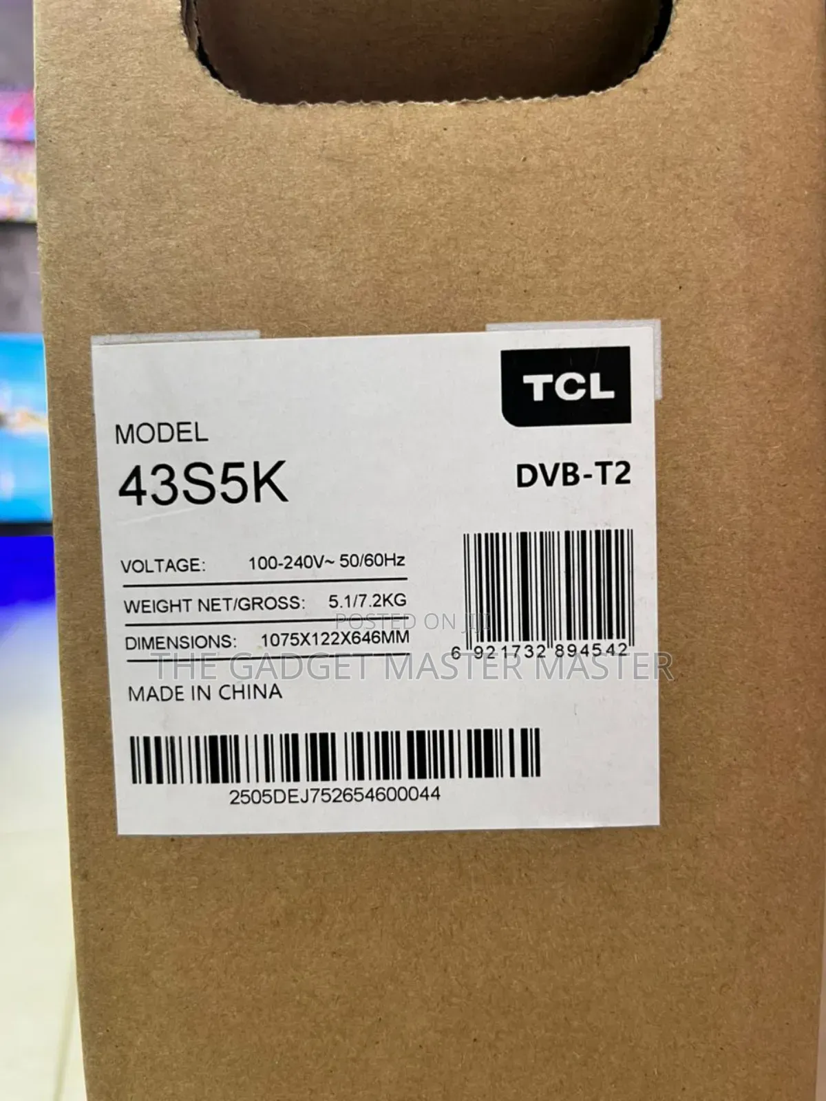 TCL S5k 43" Qled Smart Tv