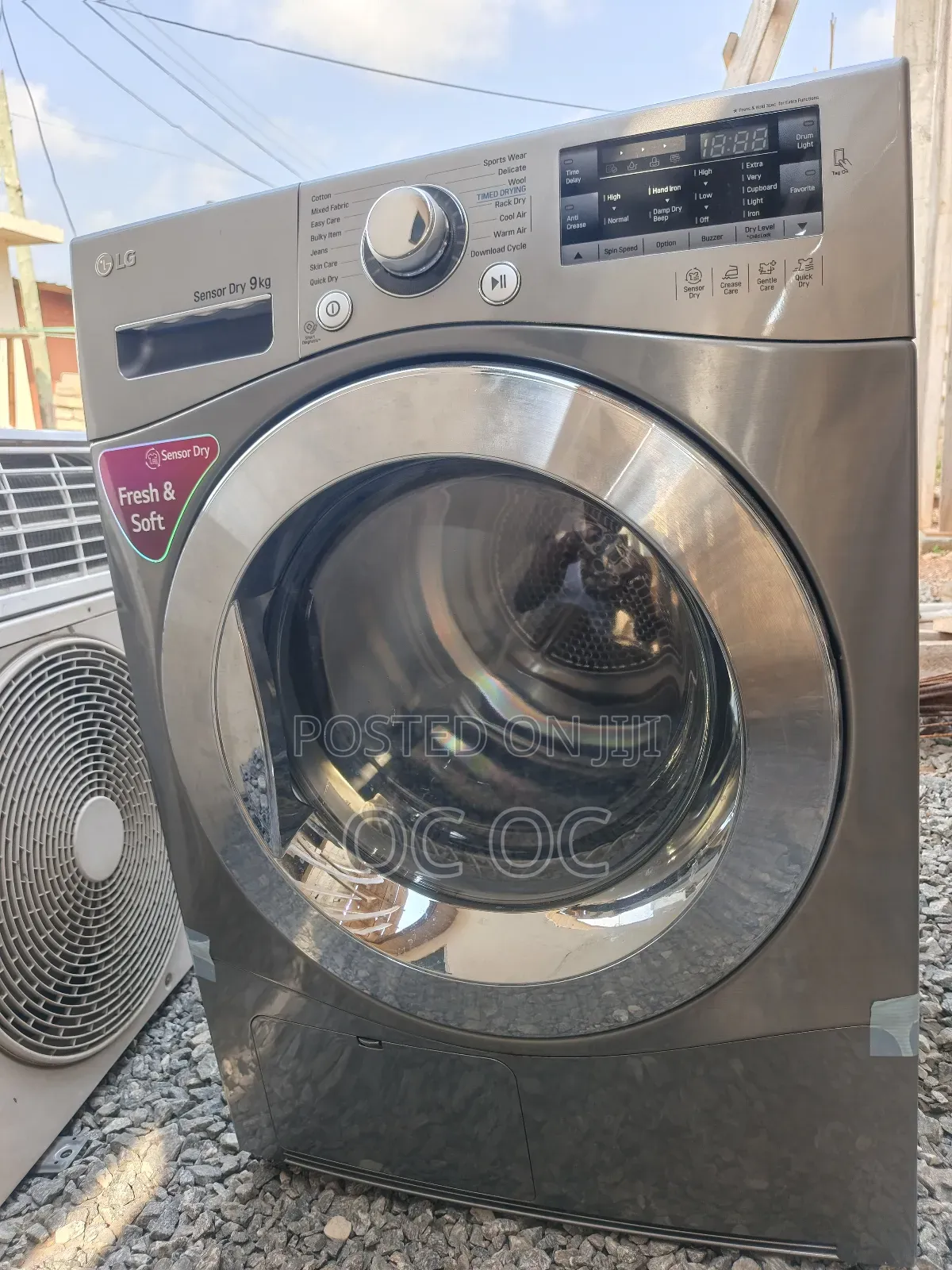 Lg Dryer 9kg With Stainless Steel Drum Inverter Technology