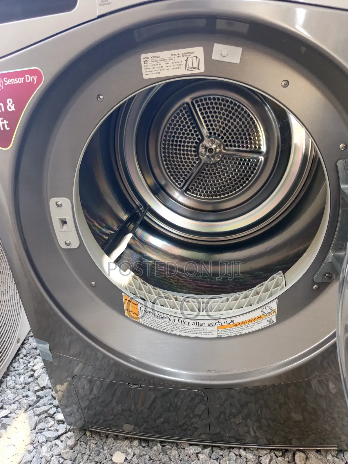 Lg Dryer 9kg With Stainless Steel Drum Inverter Technology