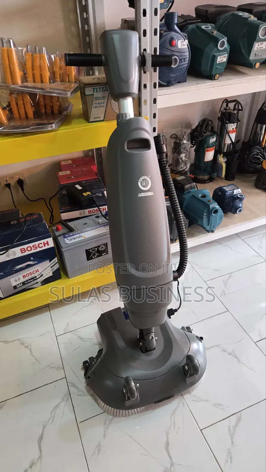 Cordless Floor Scrubbing Machine for Home Cleaning Purposes.