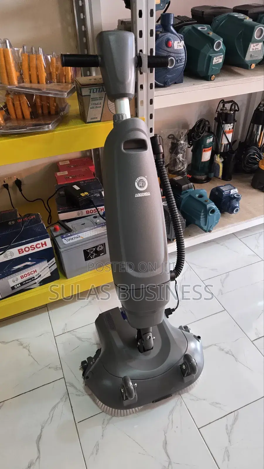 Cordless Floor Scrubbing Machine for Home Cleaning Purposes.