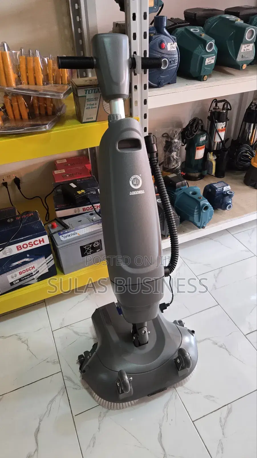 Cordless Floor Scrubbing Machine for Home Cleaning Purposes.