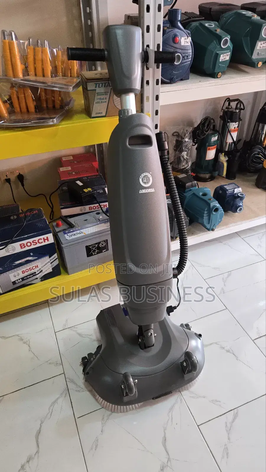 Cordless Floor Scrubbing Machine for Home Cleaning Purposes.