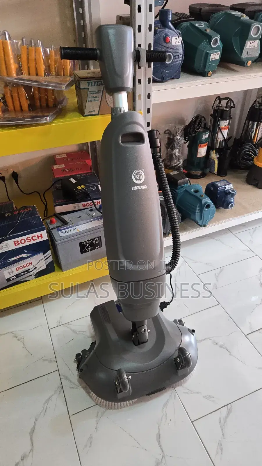 Cordless Floor Scrubbing Machine for Home Cleaning Purposes.