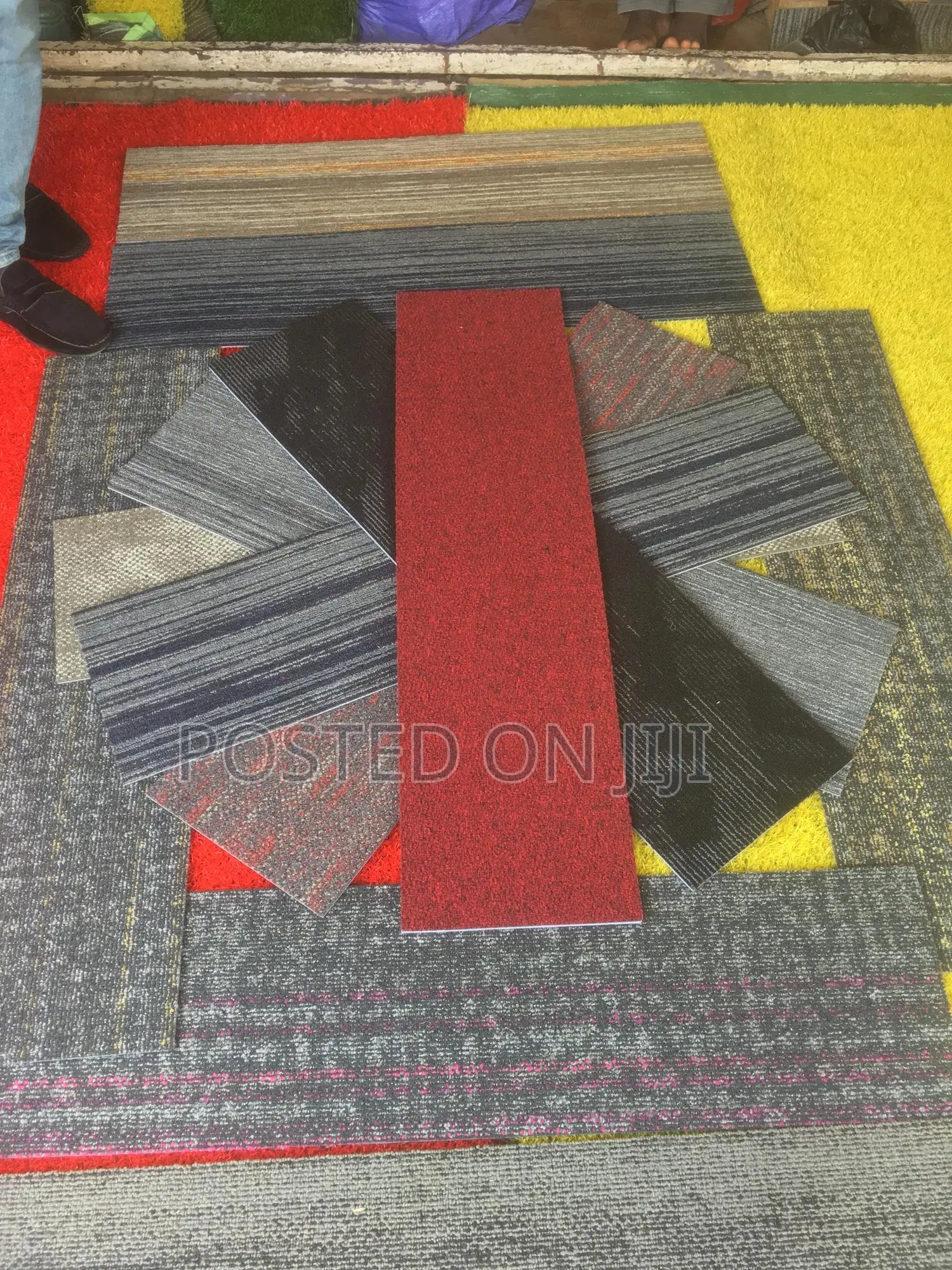 Woolen Tile Carpet Decor