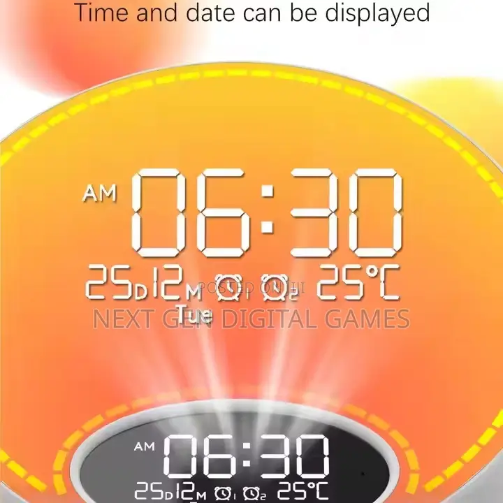 Varicolored Meteor Galaxy Projector 7th Gen With Speaker And Clock