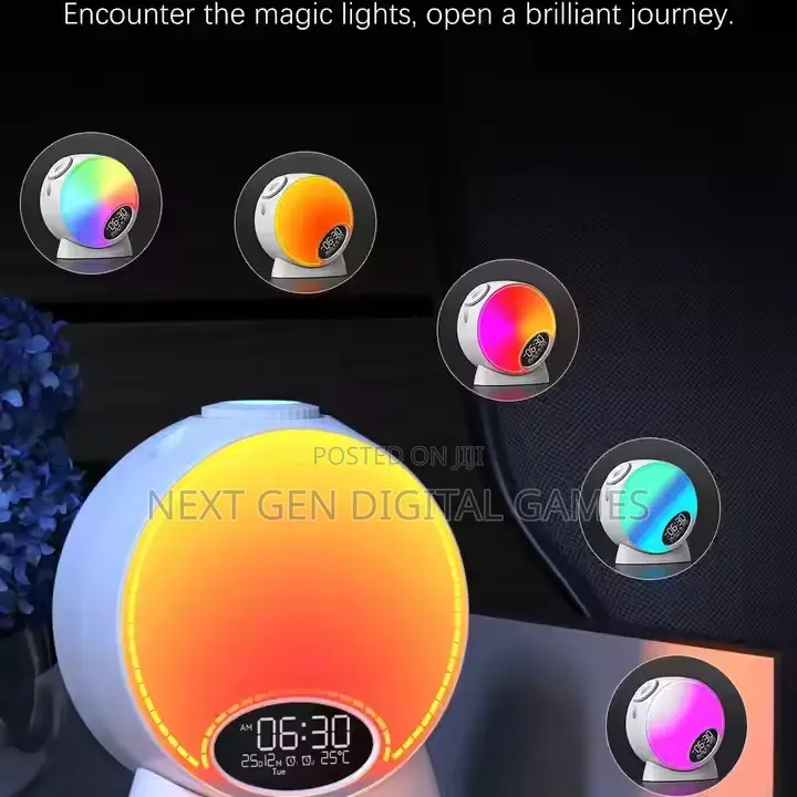 Varicolored Meteor Galaxy Projector 7th Gen With Speaker And Clock