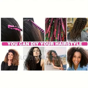 Spiral Hair Perm Rods – Easy Curl Styling Rollers 12pcs Mixed Colors