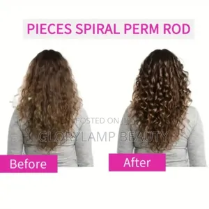 Spiral Hair Perm Rods – Easy Curl Styling Rollers 12pcs Mixed Colors