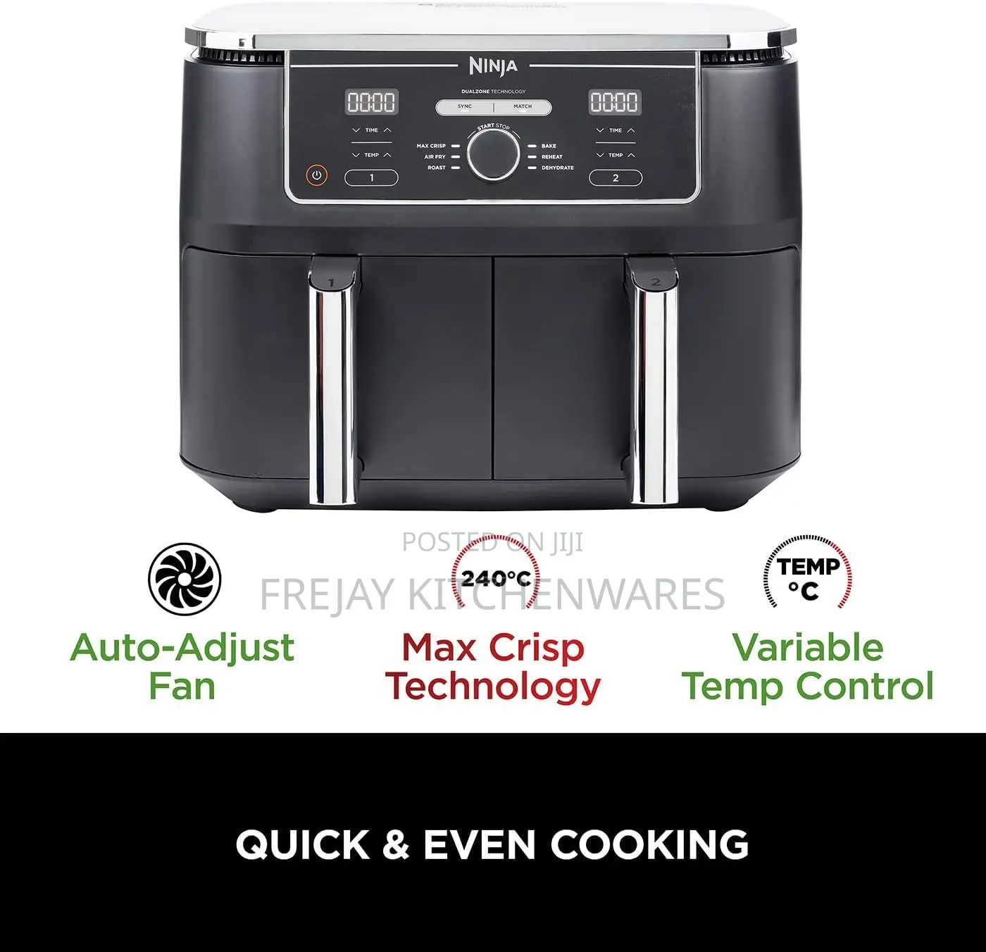 Ninja 9.5l Dual Airfryer