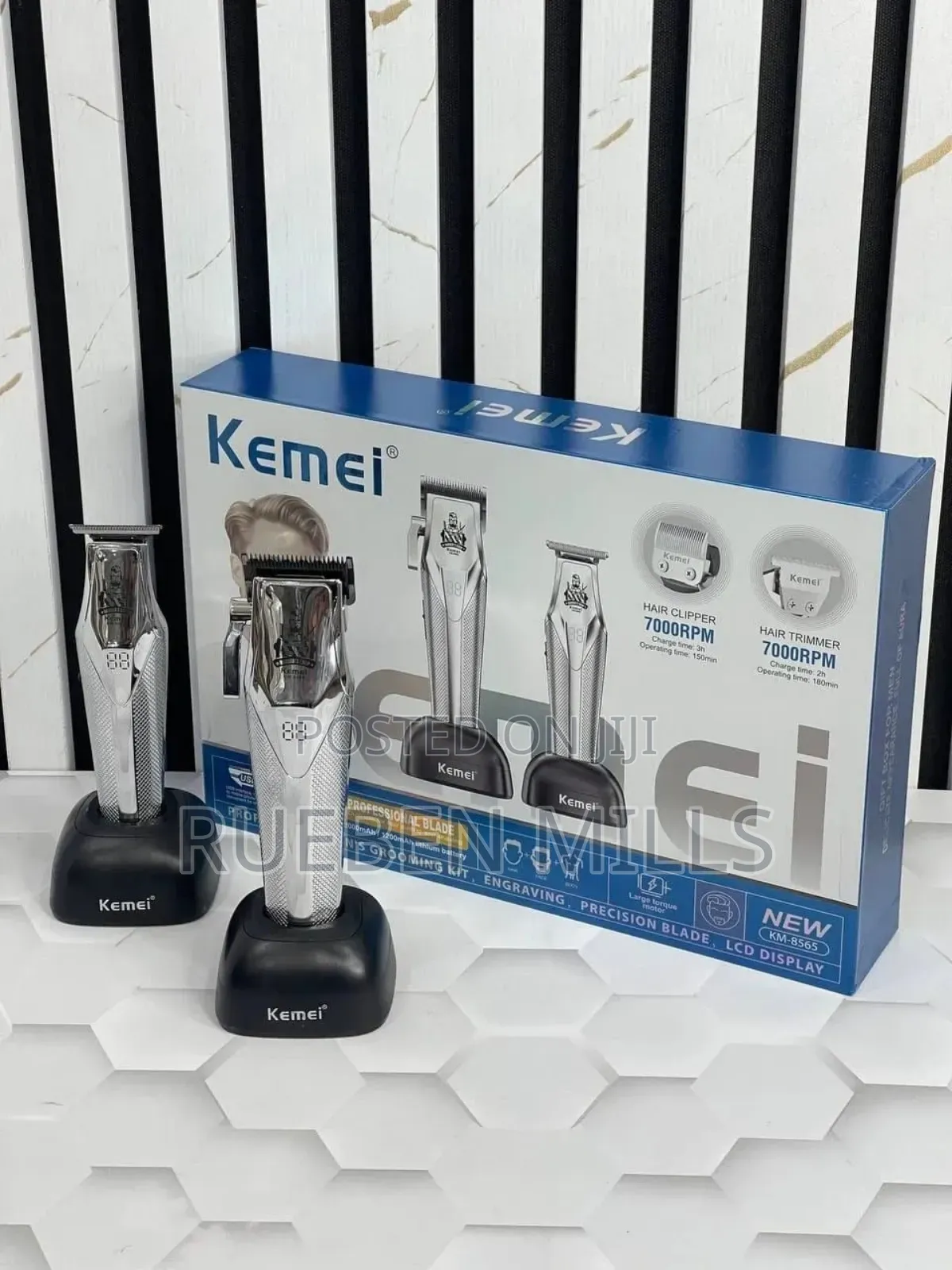 Discover the New Kemei Km-8565 Two in One Cordless Barbering Machine
