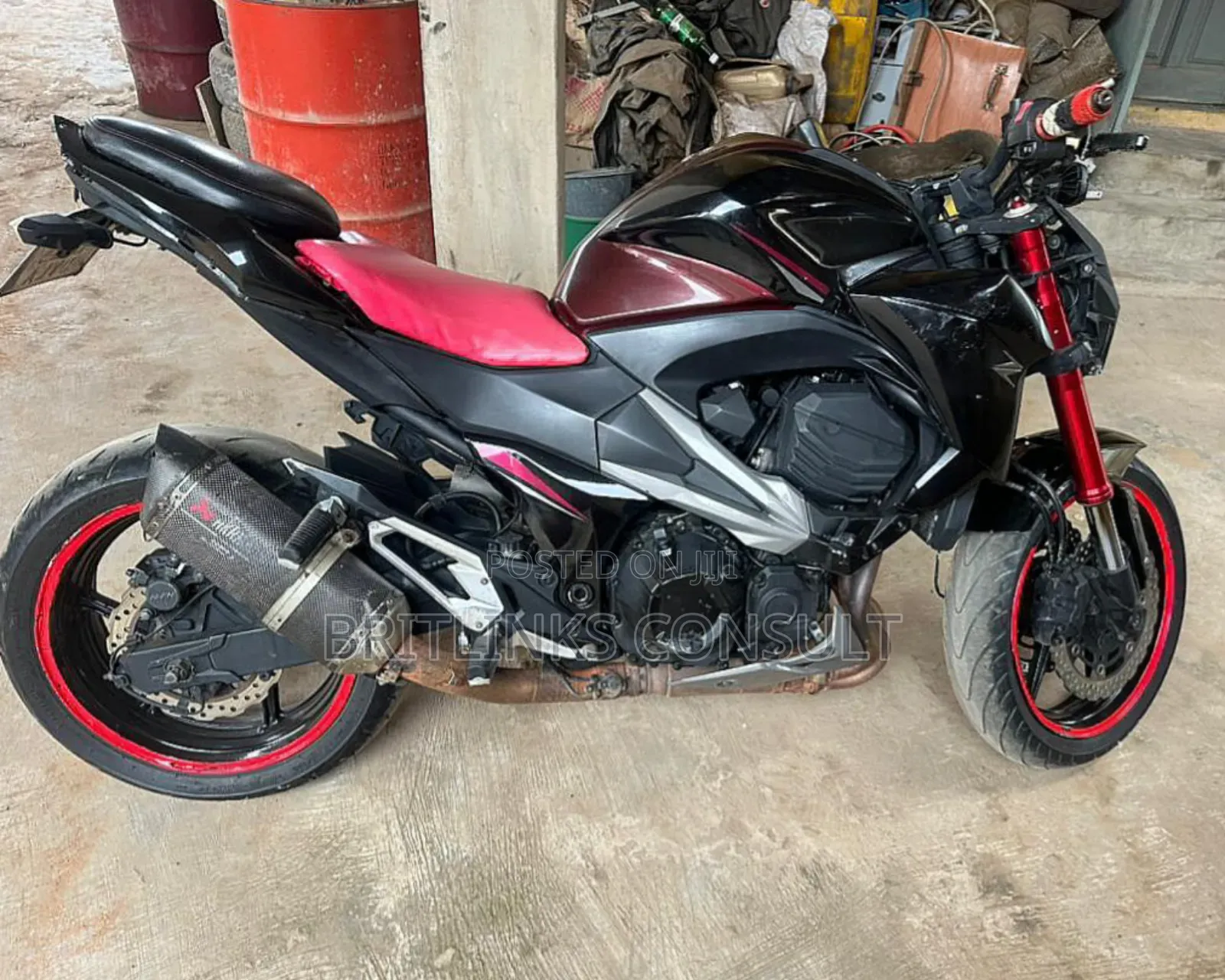Kawasaki Z750 2016 Red