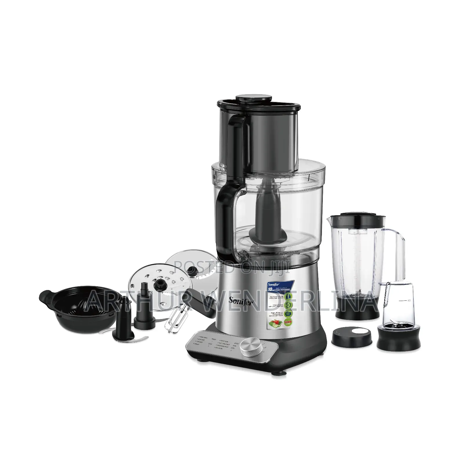 Sonifer 1300w 10-in-1 Food Processor