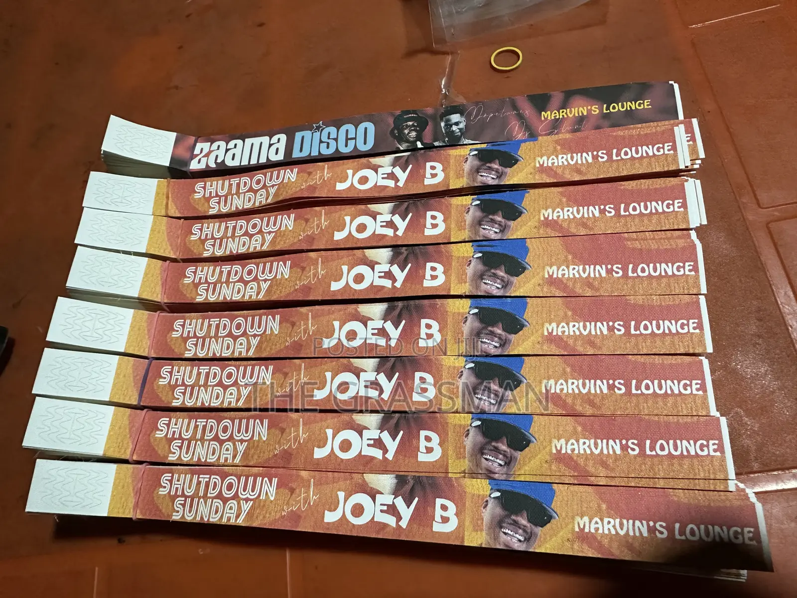 Printed Wristband Handband Ticket