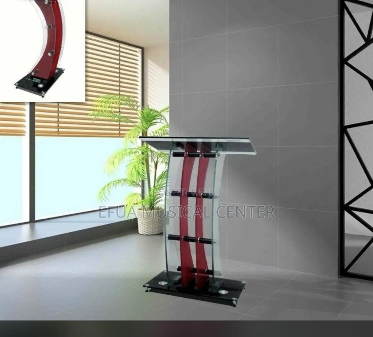 Classic Glass Pulpit