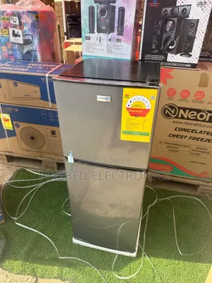 Nasco Durable Double Door Fridge 112 Litres Top Freezer