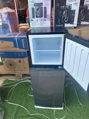 Nasco Durable Double Door Fridge 112 Litres Top Freezer