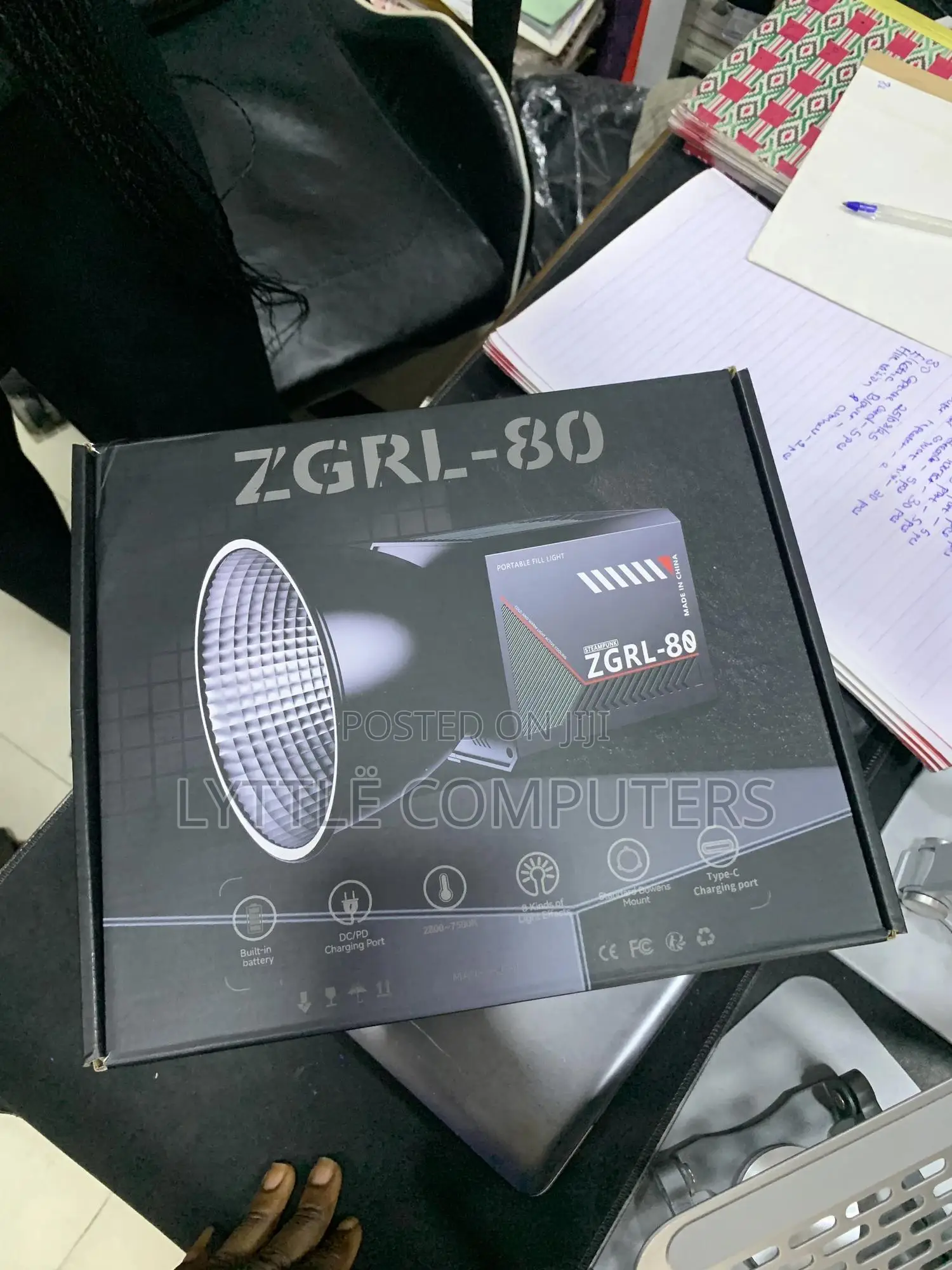 Zgrl Bediro Bd800 80watt Professional Studio Light