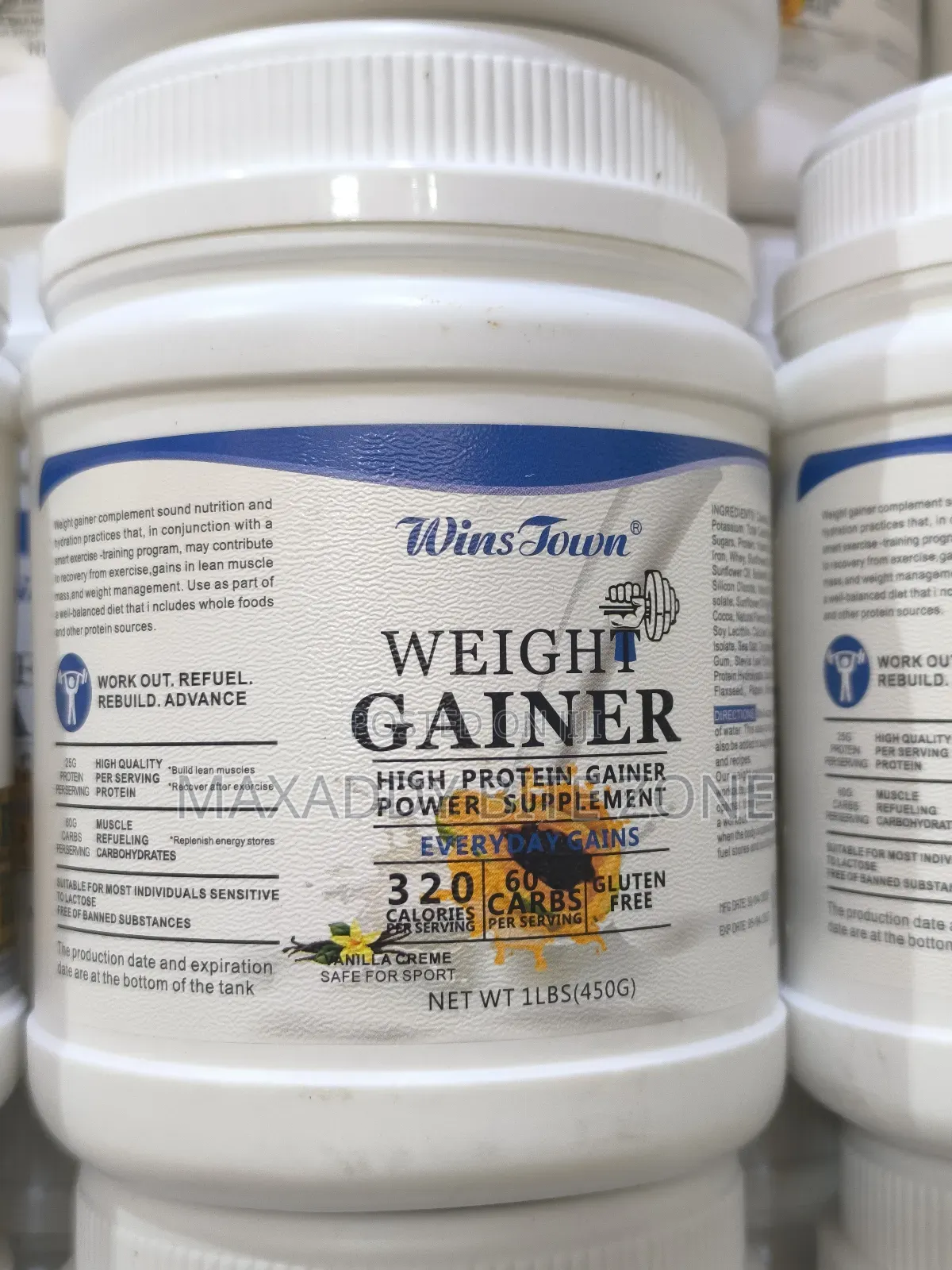 Wins Town Weight Gainer Protein Powder. Super Effective