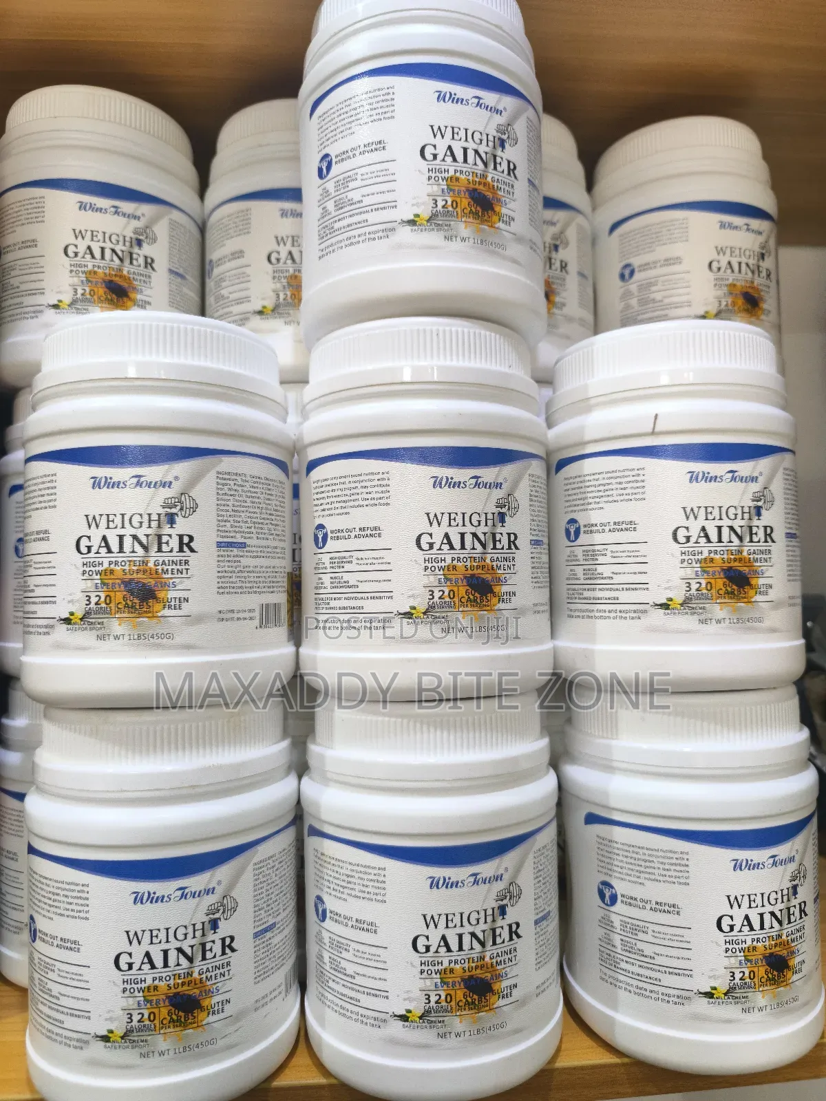 Wins Town Weight Gainer Protein Powder. Super Effective