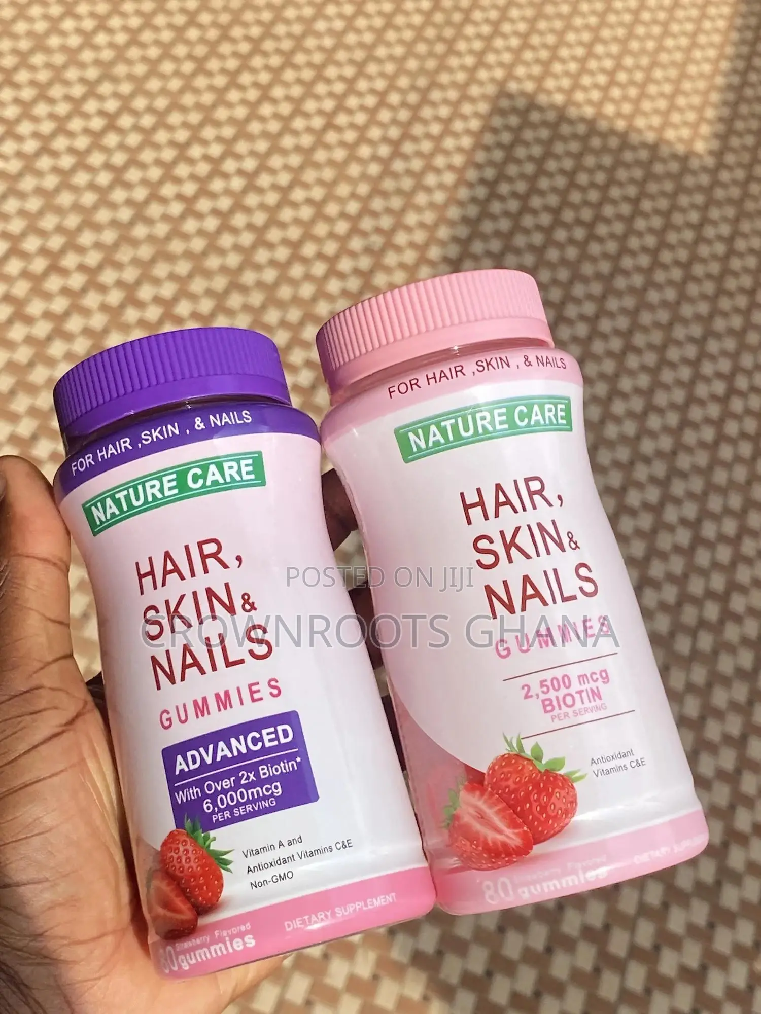 Hair Growth Gummies (Hair, Skin Nails) – Nature Care