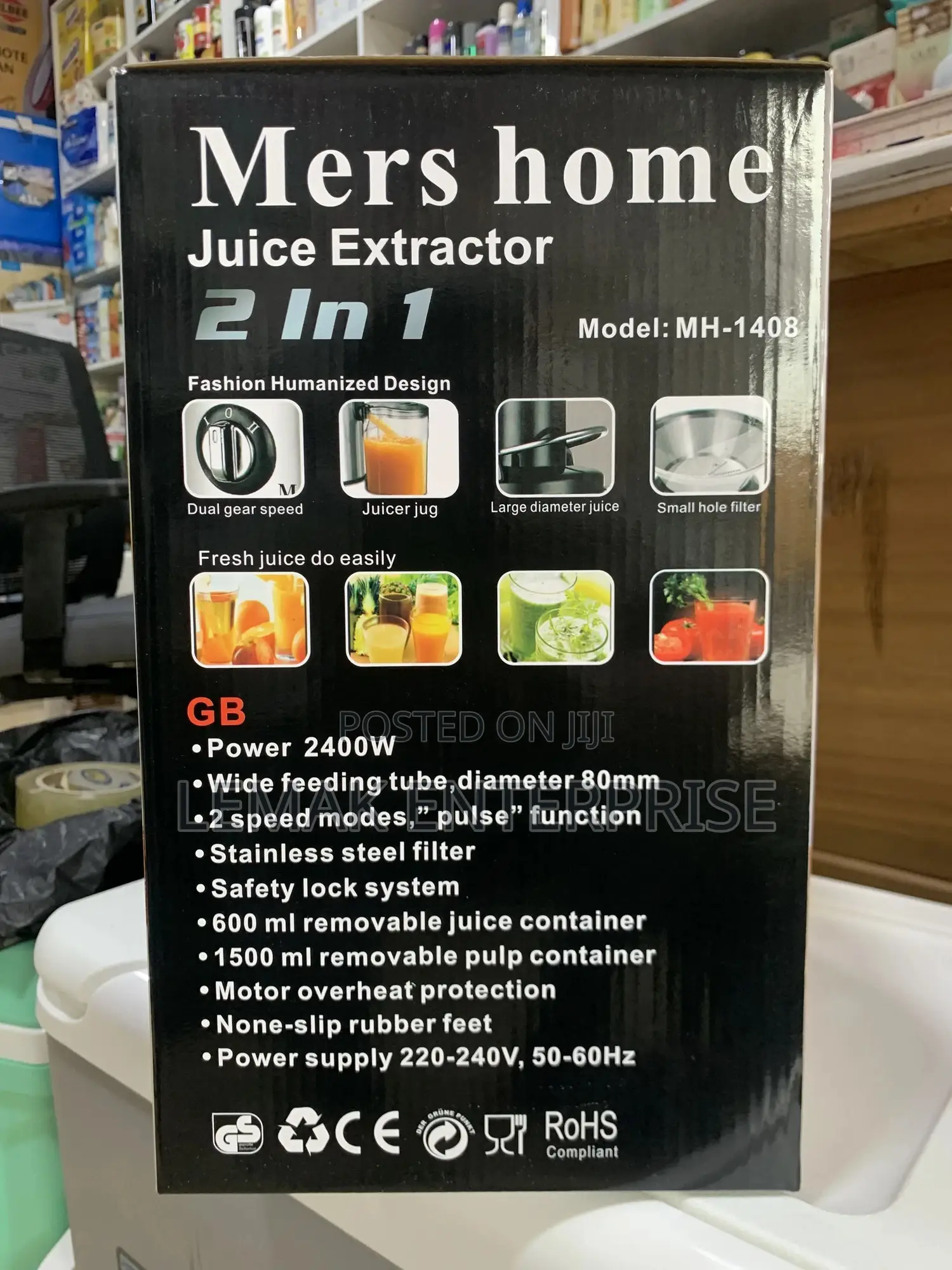 Eletric Juicer Jh -3028 500ml