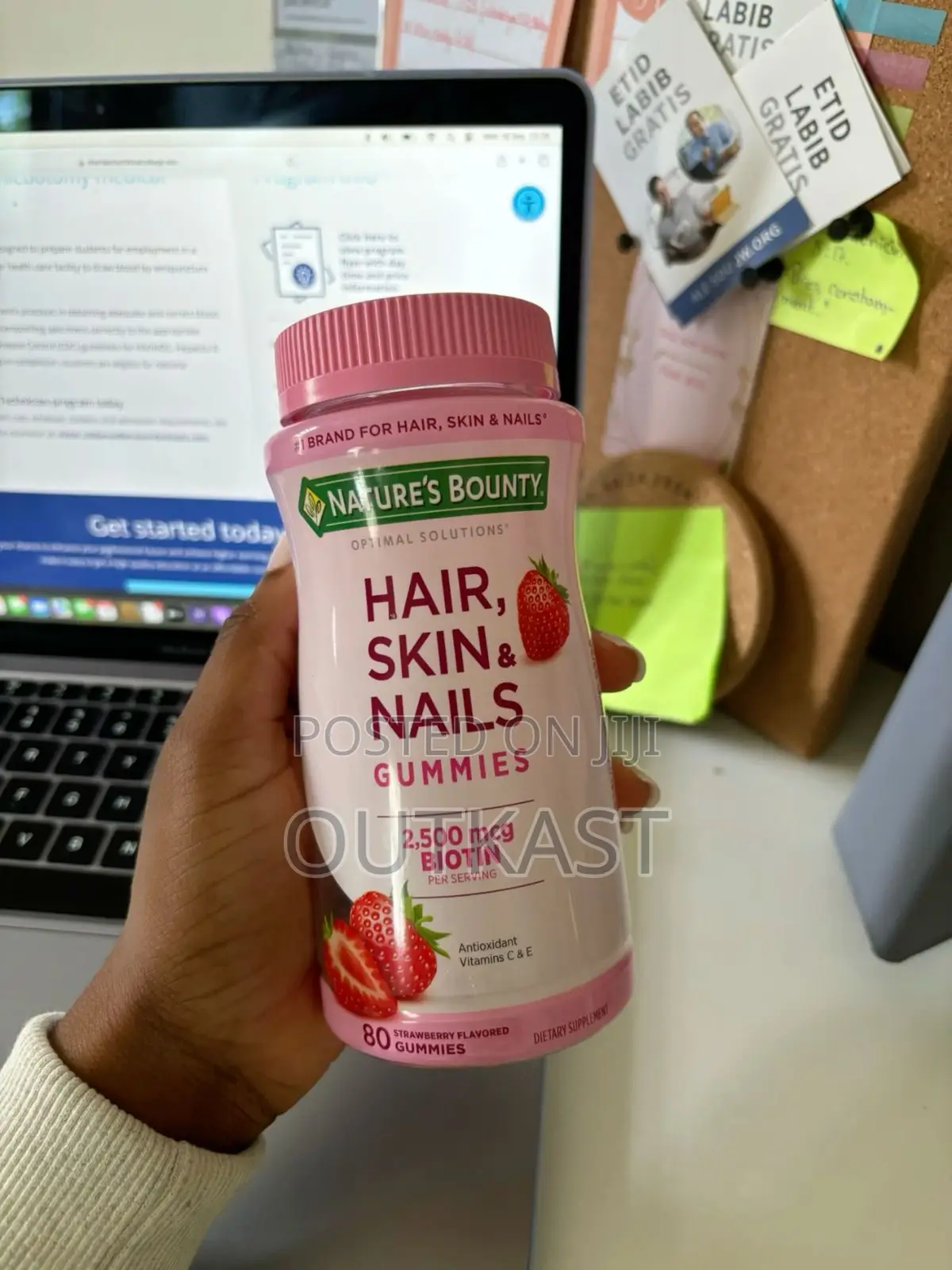 Nature’S Bountygummies Provide 2,500 MCG Biotin for Healthy Hair, Skin