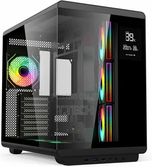 High End LCD Screen Gaming Case With Argb Fans