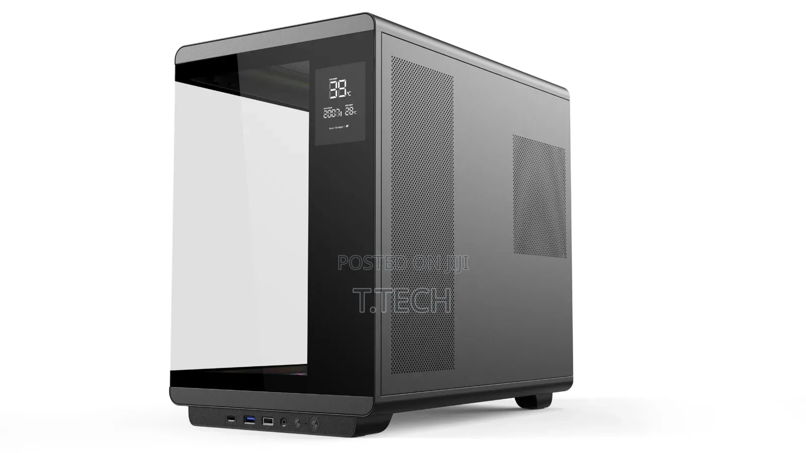 High End LCD Screen Gaming Case With Argb Fans
