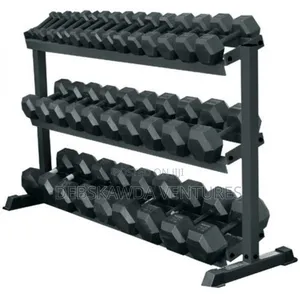 3 Level Commercial Rack(20pcs Of Dumbbells)