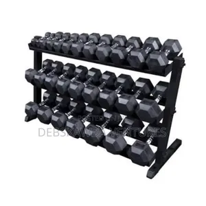3 Level Commercial Rack(20pcs Of Dumbbells)