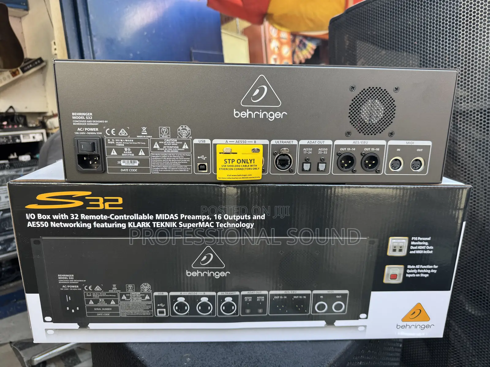 Behringer S32 32-Input / 16-Output Digital Stage Box.
