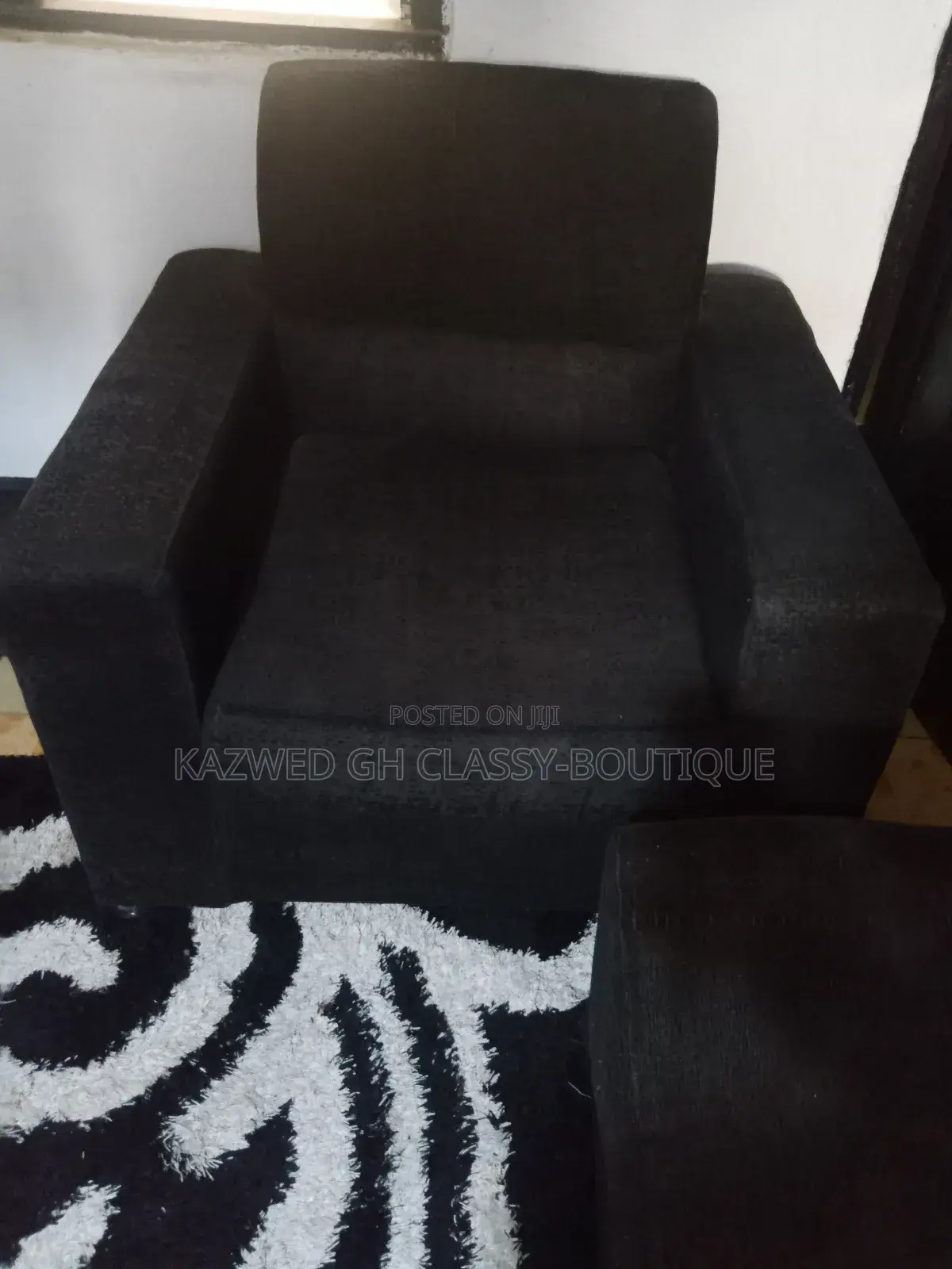 Single Sofa Chair With Long Foot Rest