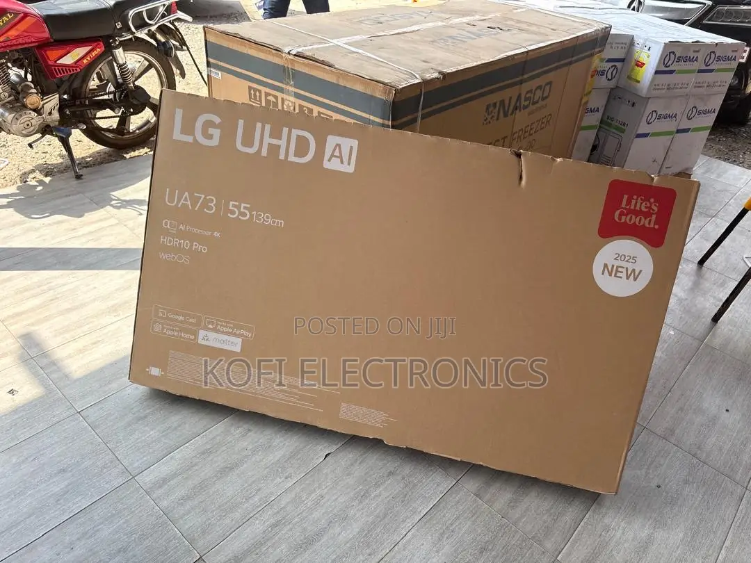 Sleek Lg 55” Ua73 Uhd Television Intelligent, Vivid Modern