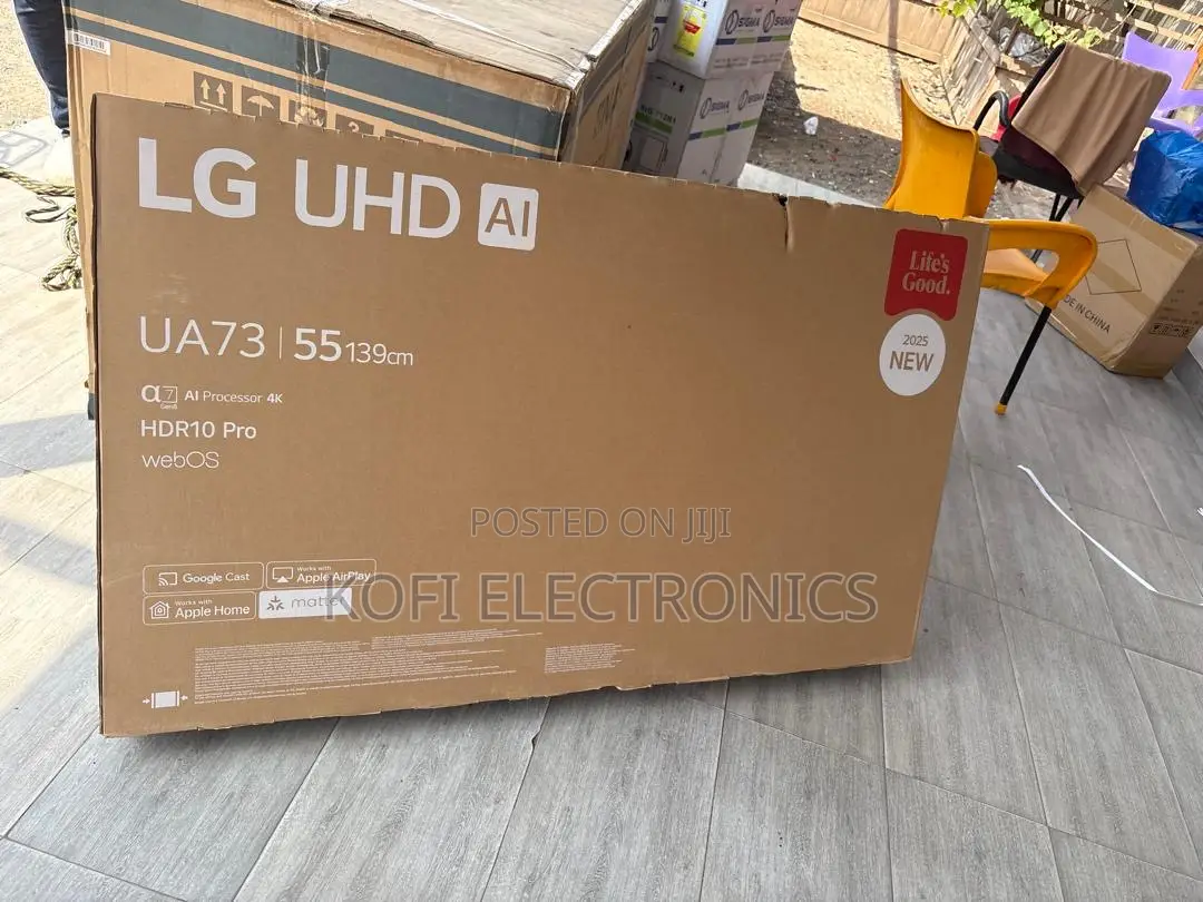 Elegant Lg 55” Uhd Ai Smart Tv Brilliant Colors Smooth Performance