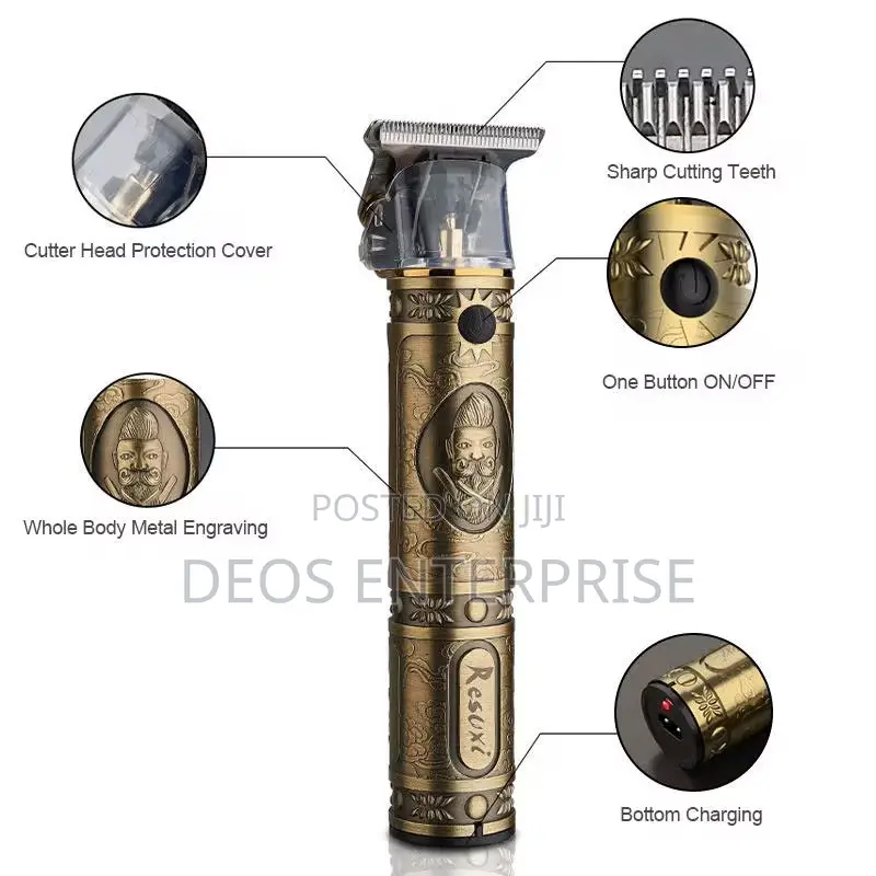 Sleek Gold Resuxi Hair Trimmer