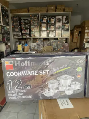 Portable 12pcs Stainless Steel Cookware Set