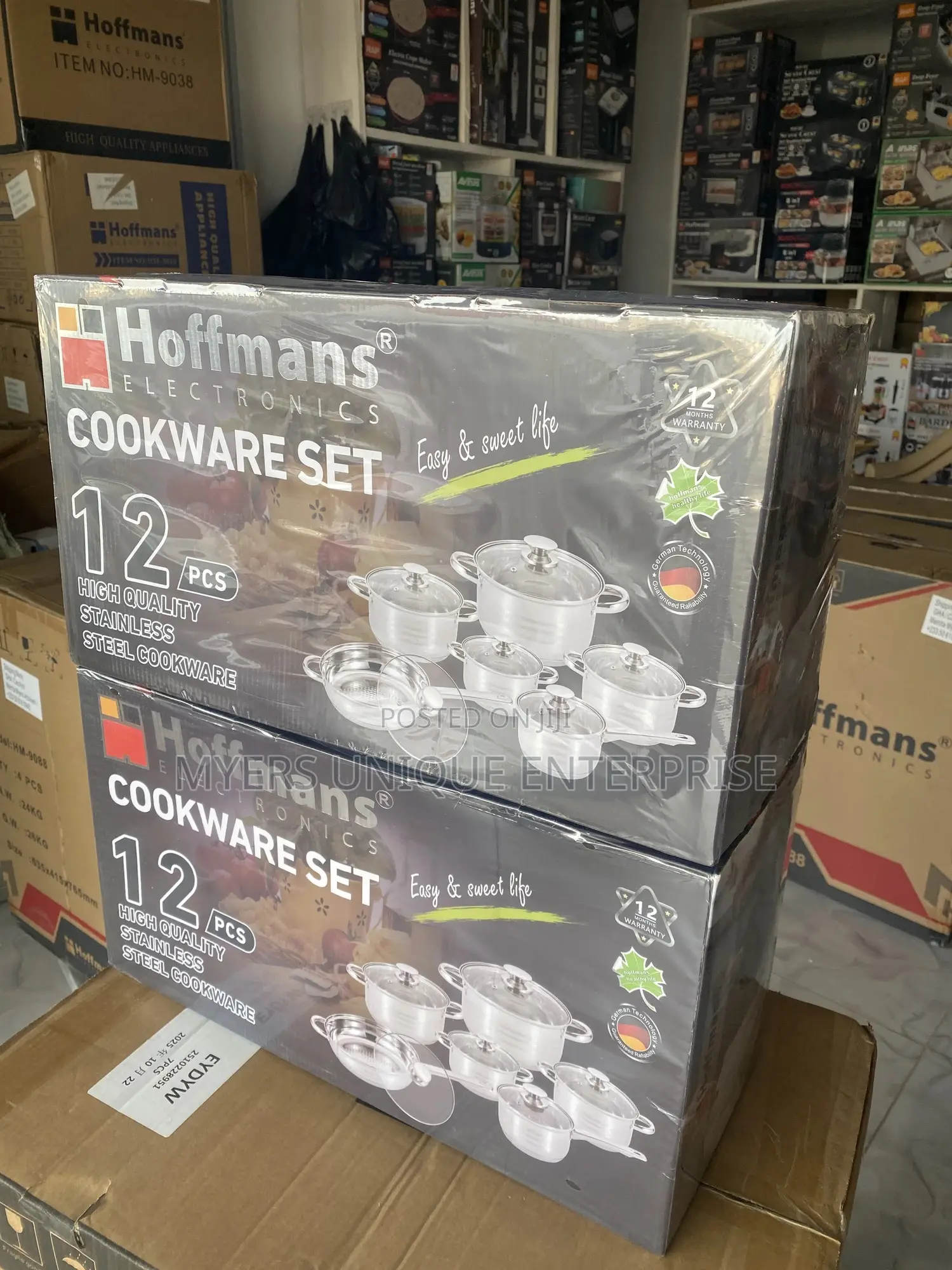12pcs Cookware Set (Hoffmans)