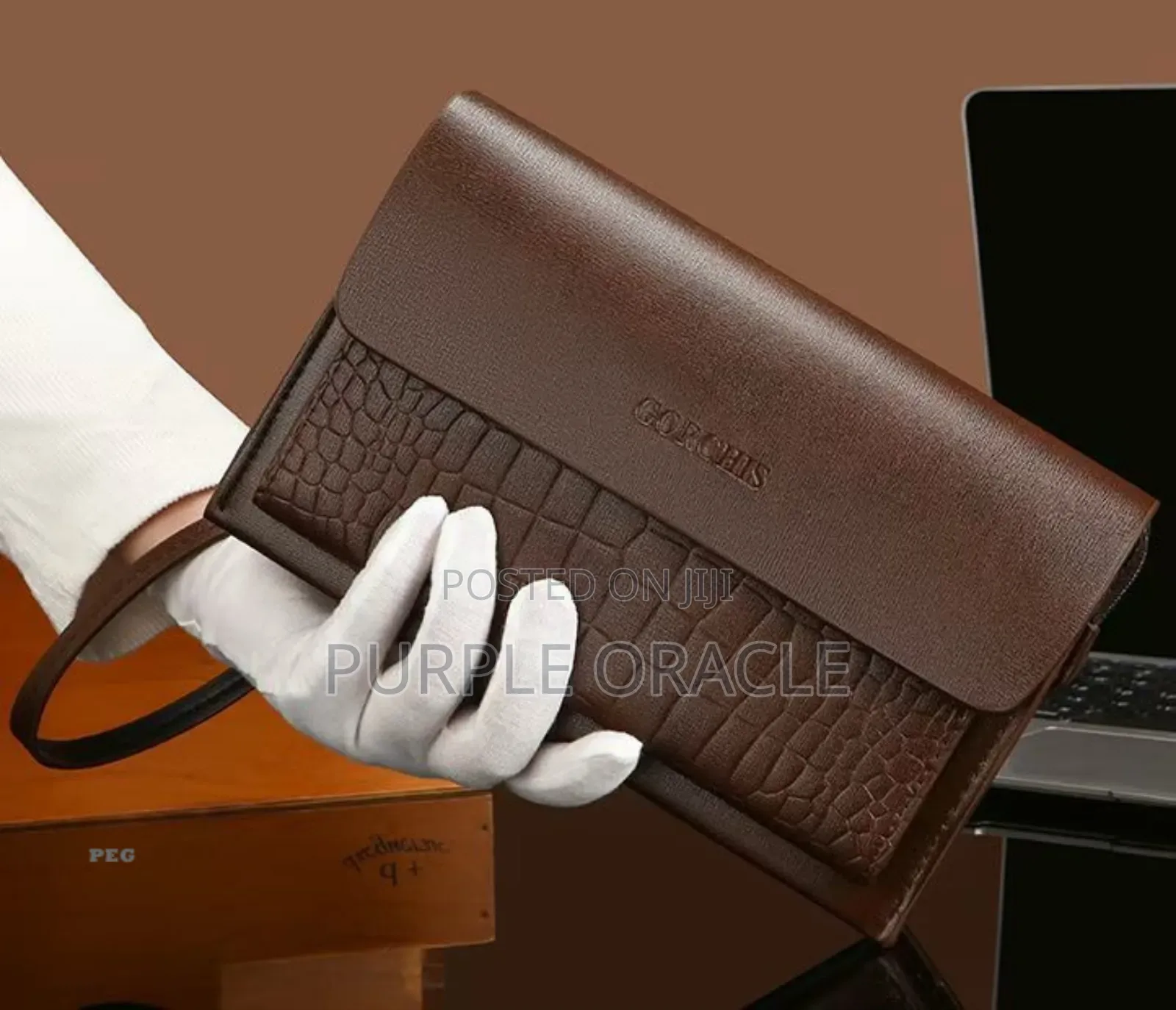 Men's Black Leather Wallet